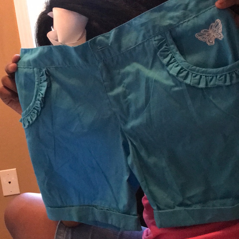 Blue shorts